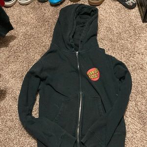 santa cruz zip up hoodie